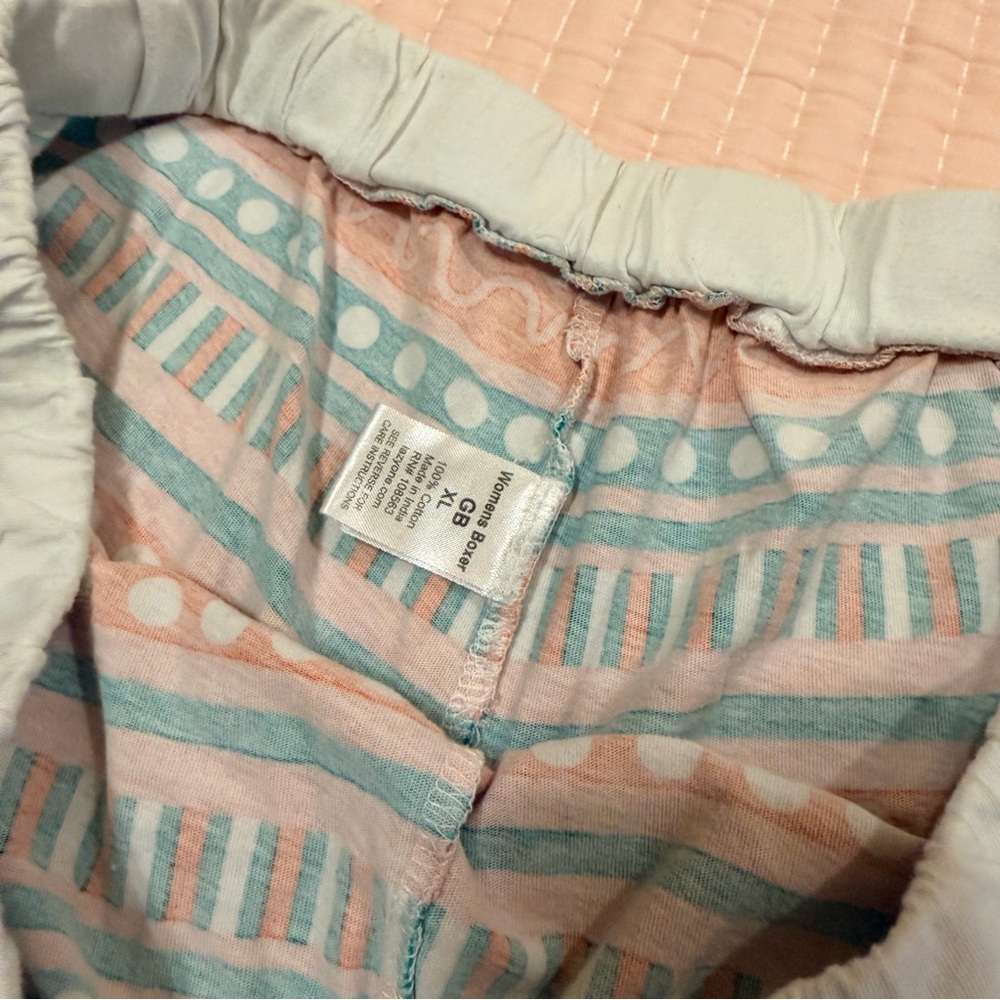 Lazy One Llama PJs tank and shorts, L top, XL bottom - Picture 6 of 7